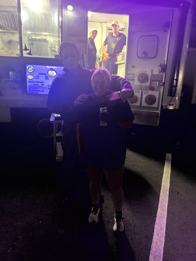 Noodle Palace Mobile team at night