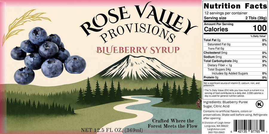 Blueberry Syrup