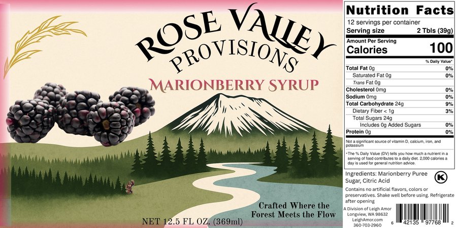 Marionberry Syrup